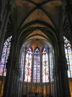 Carcassonne, Basilique St-Nazaire & St-Celse, Vitraux du choeur